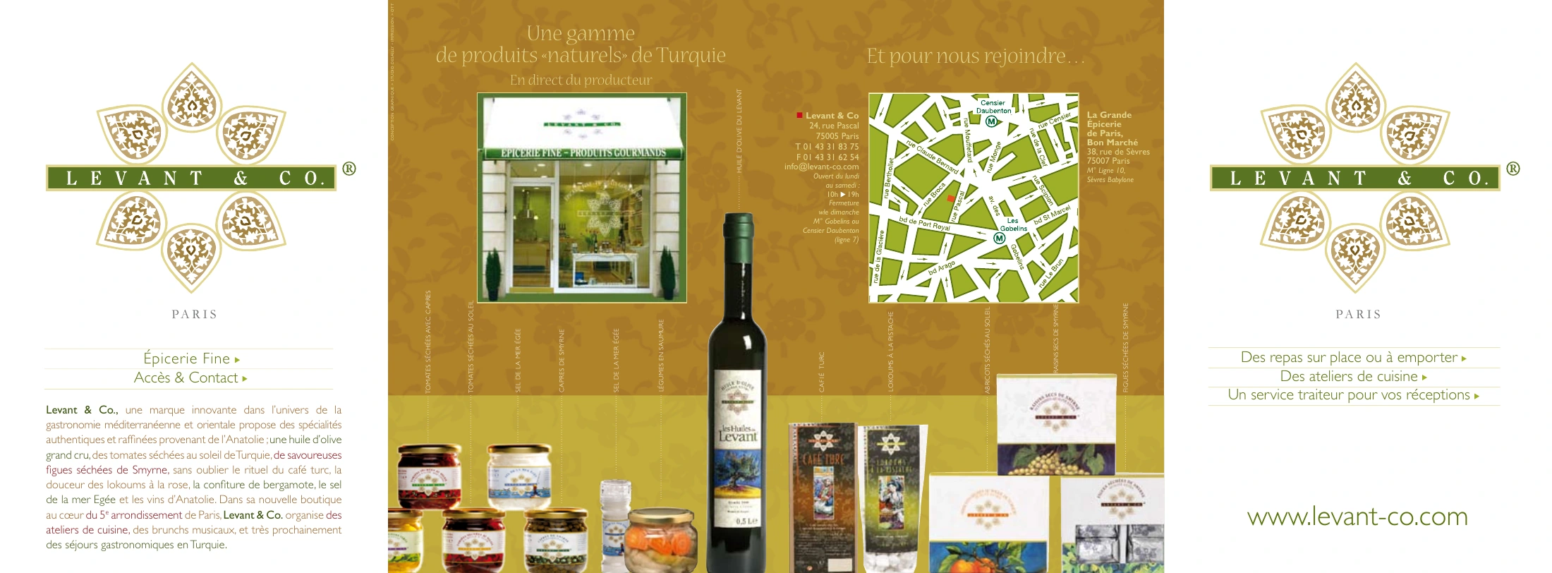 Products, boutique & identity